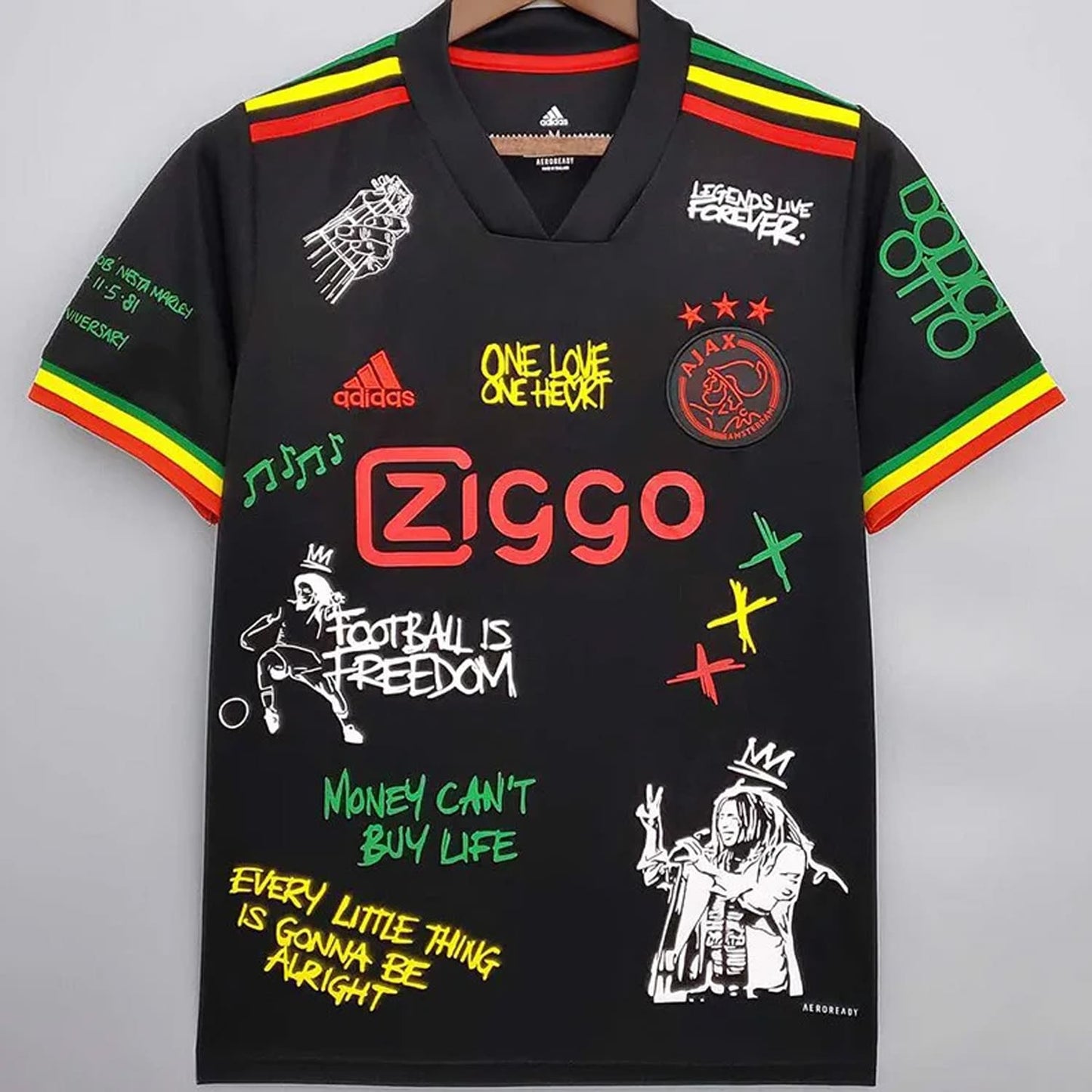 AJAX BOB MARLEY T-shirt - Special Edition